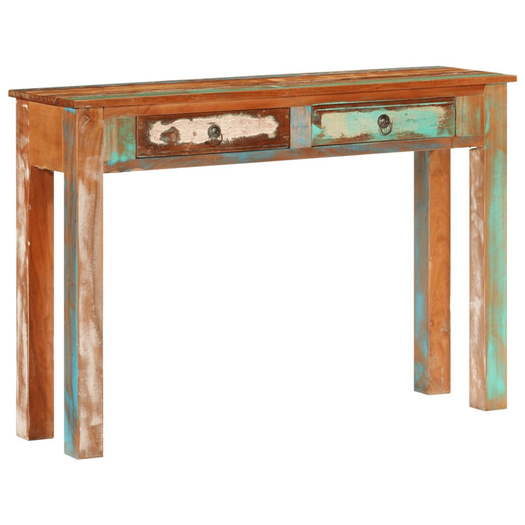 Console Table 43.3"x11.8"x29.5" Solid Wood Reclaimed