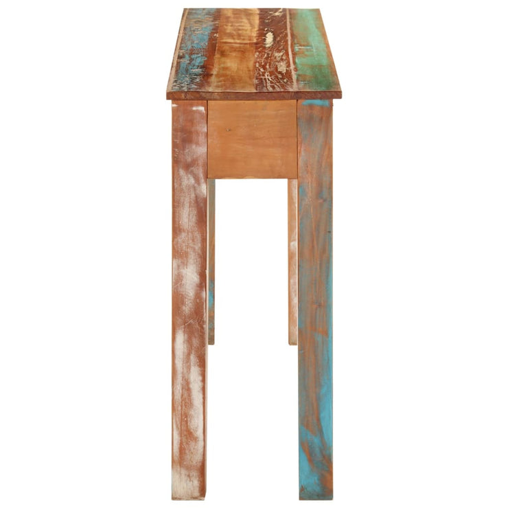 Console Table 43.3"x11.8"x29.5" Solid Wood Reclaimed