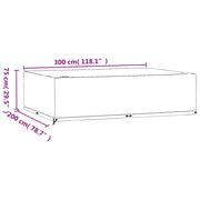Garden Furniture Cover 16 Eyelets 300x200x75 cm Rectangular