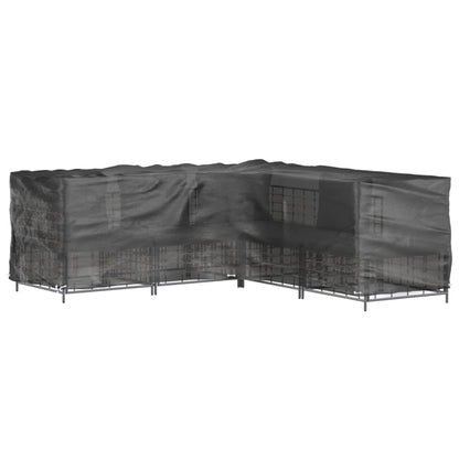 L-Shaped Garden Furniture Cover 16 Eyelets 285x285x70 cm
