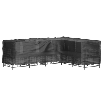 L-Shaped Garden Furniture Cover 16 Eyelets 210x260x80 cm