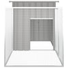 Rabbit Cage Grey 200x91x100 cm Galvanised Steel