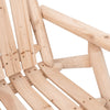 2-Seater Patio Bench 46.9"x33.5"x38.6" Solid Wood Spruce