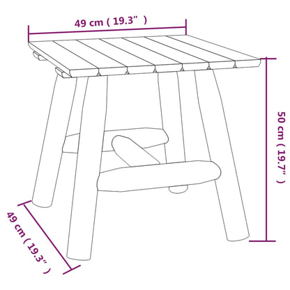 Side Table | Natural Wood | Solid spruce wood | Small | Durable