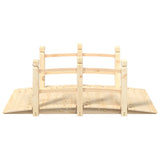 Garden Bridge with Railings 150x67x56cm Solid Wood Spruce