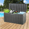 Storage Box Black 118x53x57 cm Polypropylene