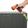 Storage Box Black 118x53x57 cm Polypropylene