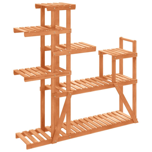 Flower Stand 110x25x111 cm Solid Wood Fir