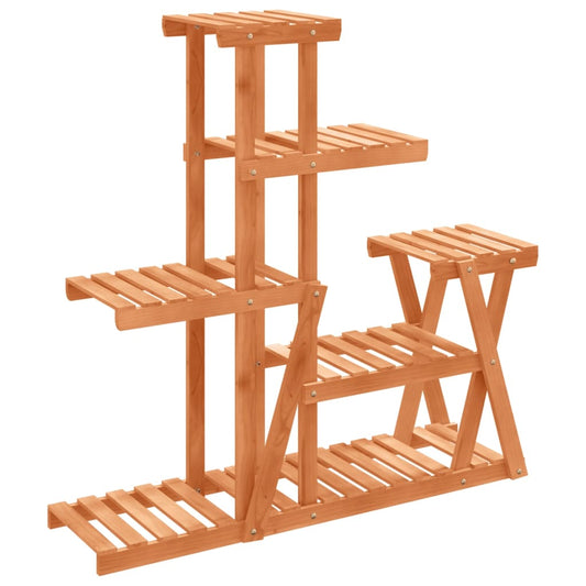 Flower Stand 95x25x96 cm Solid Wood Fir