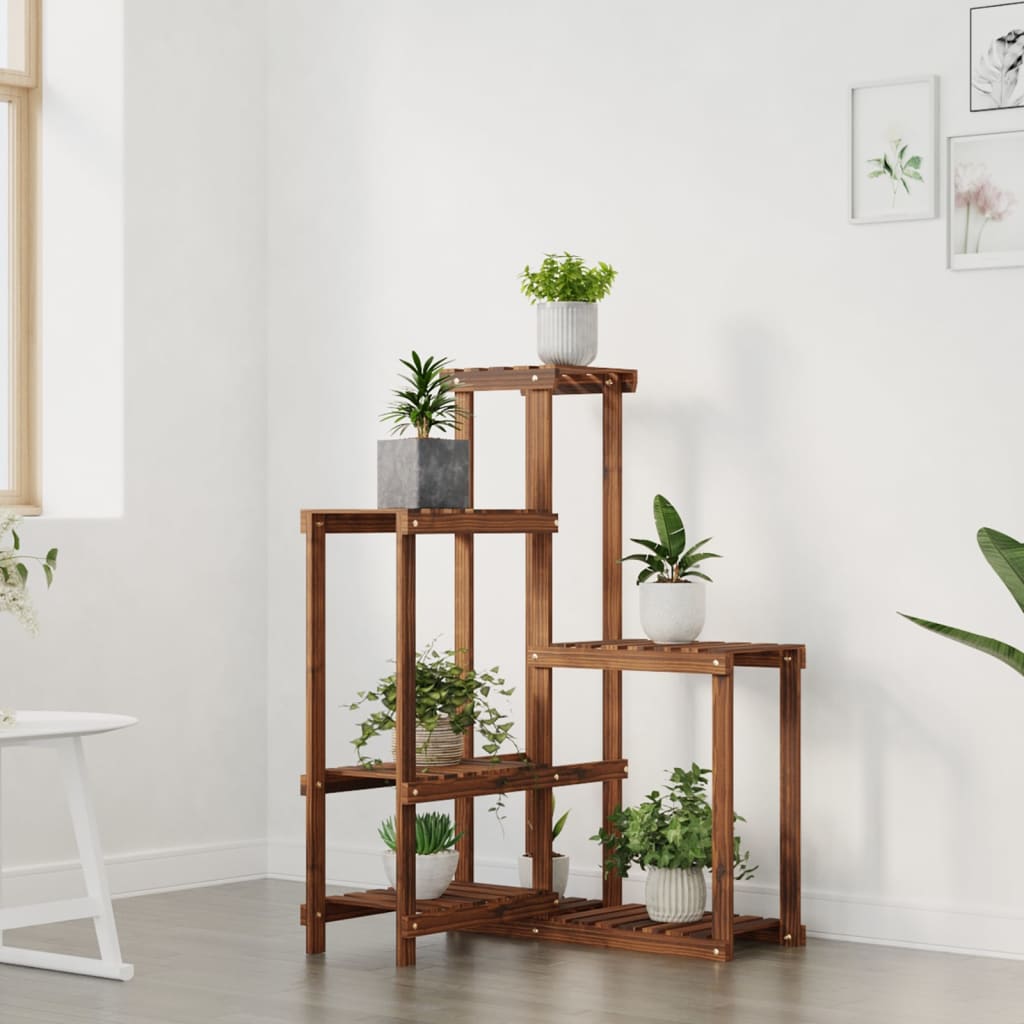 Flower Stand 62.5x61.5x101.5 cm Solid Wood Fir