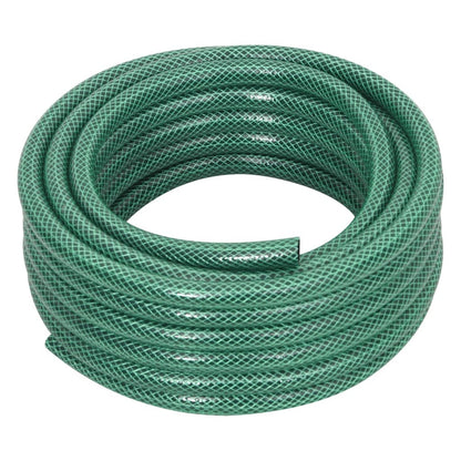 Garden Hose with Fitting Set Green 0.5" 20 m PVC