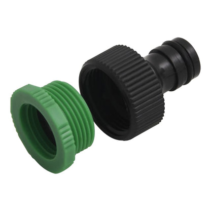 Garden Hose with Fitting Set Green 0.5" 20 m PVC