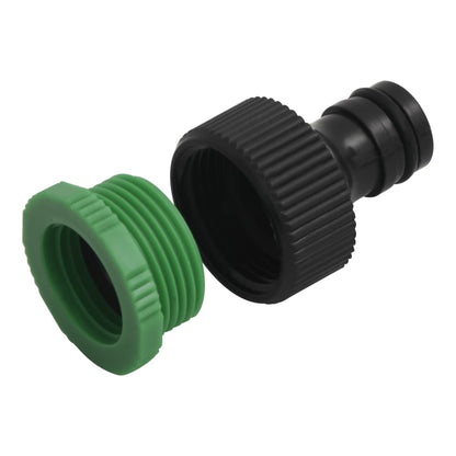 Garden Hose with Fitting Set Green 0.5" 30 m PVC