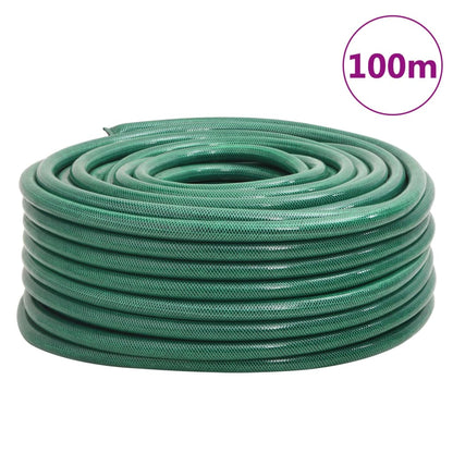 Garden Hose Green 1" 100 m PVC