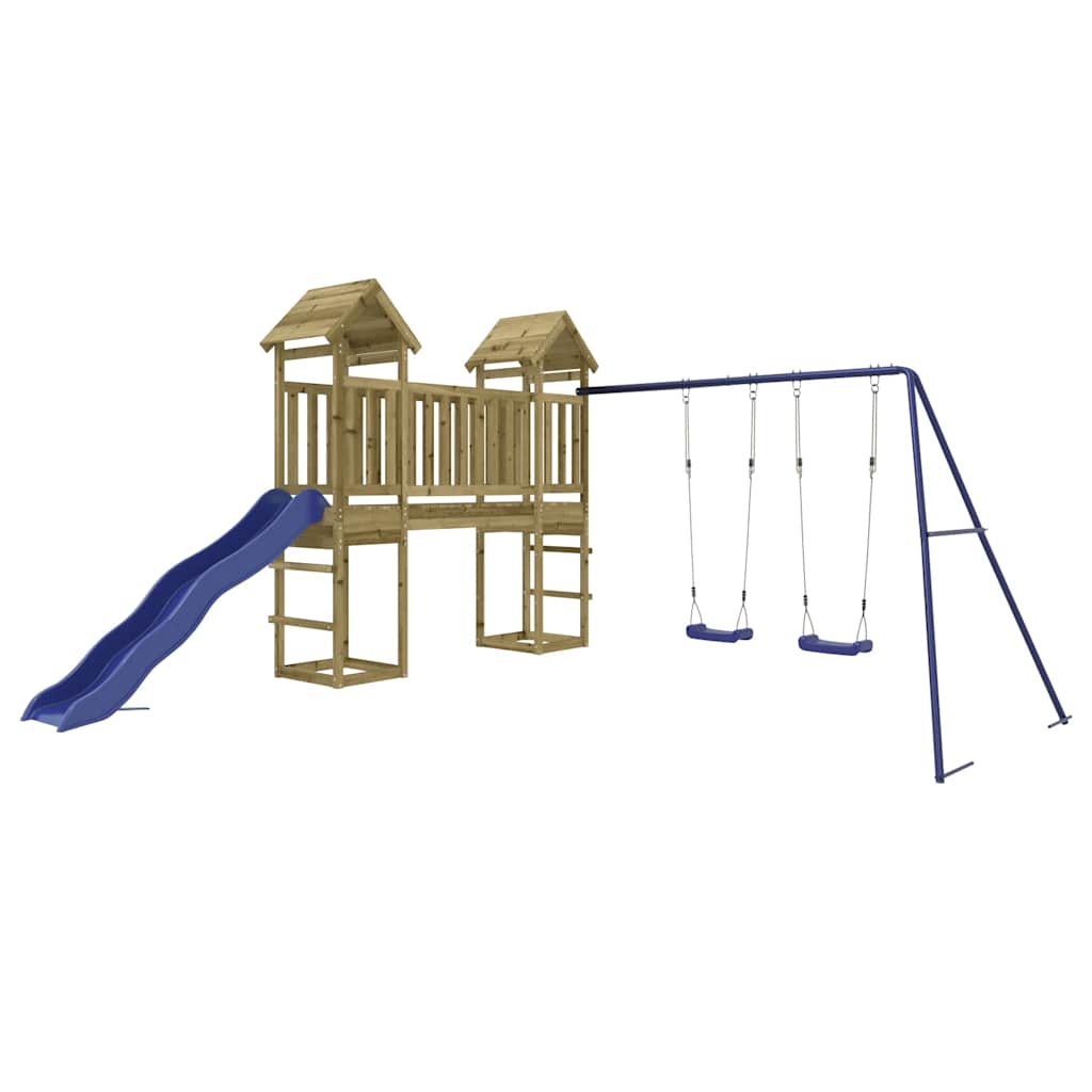 Outdoor Playset | Pinewood | Treated for durability | Large | Playset