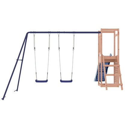 Outdoor Playset | Douglas wood and blue