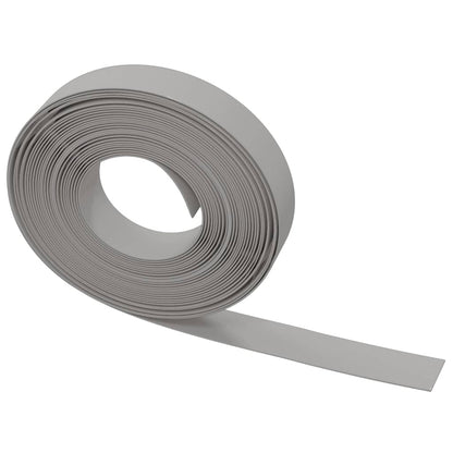 Garden Edgings 2 pcs Grey 10 m 10 cm Polyethylene