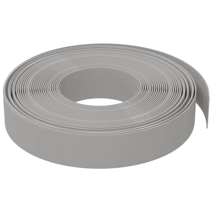 Garden Edgings 2 pcs Grey 10 m 10 cm Polyethylene