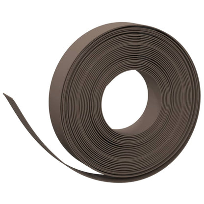 Garden Edgings 4 pcs Brown 10 m 10 cm Polyethylene