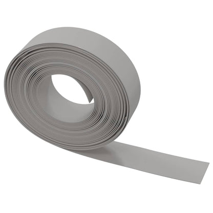 Garden Edgings 4 pcs Grey 10 m 15 cm Polyethylene