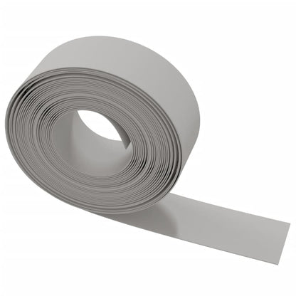 Garden Edgings 4 pcs Grey 10 m 20 cm Polyethylene