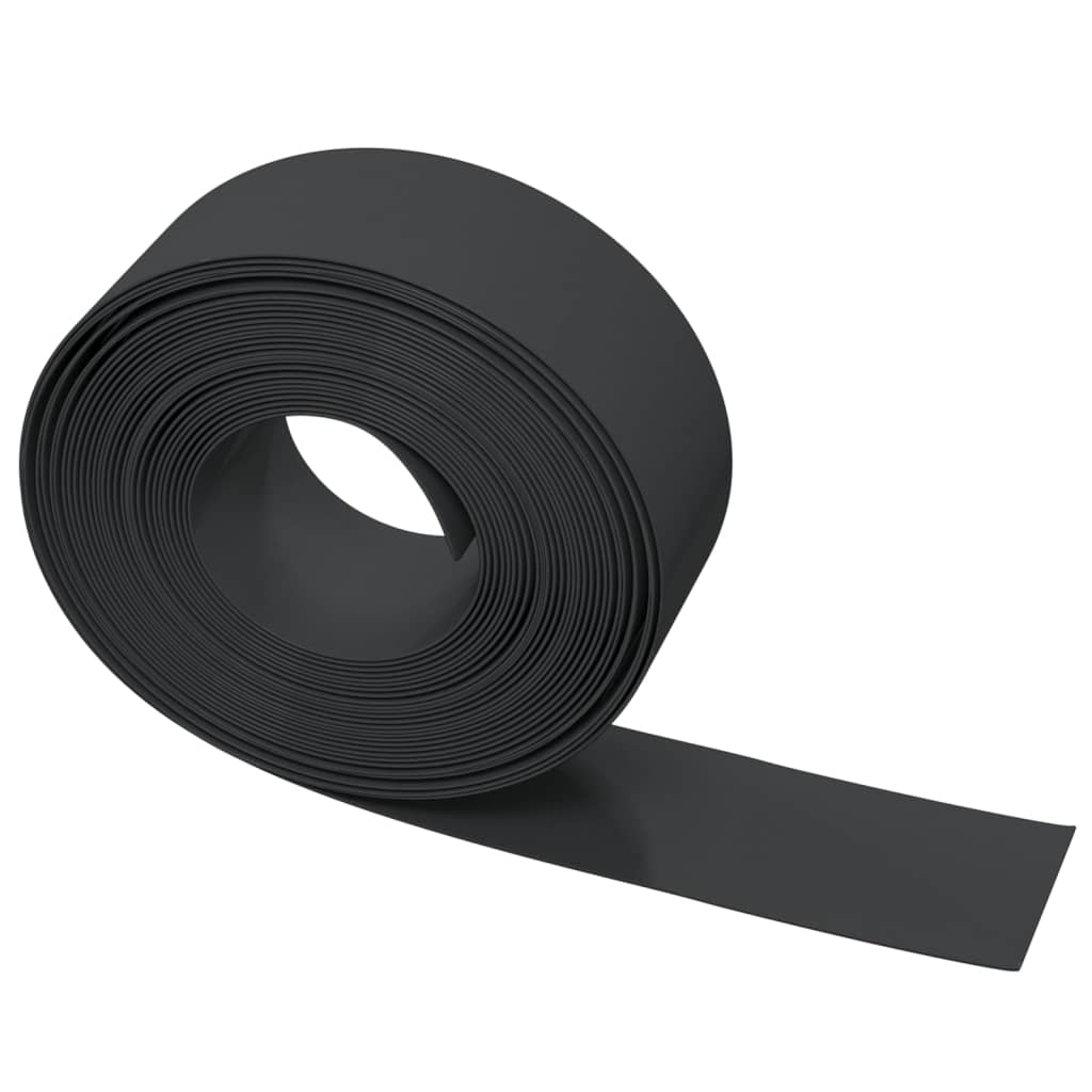 Garden Edgings 3 pcs Black 10 m 20 cm Polyethylene