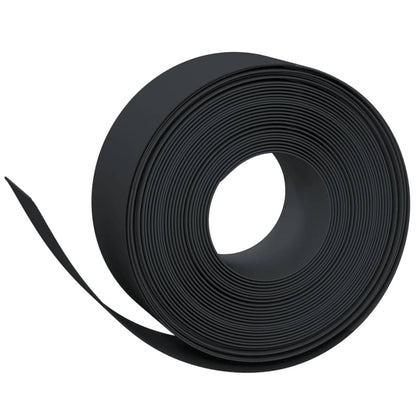 Garden Edgings 5 pcs Black 10 m 20 cm Polyethylene