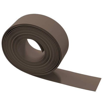 Garden Edgings 2 pcs Brown 10 m 20 cm Polyethylene