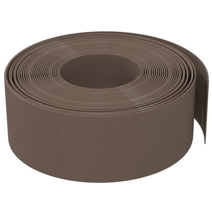 Garden Edgings 3 pcs Brown 10 m 20 cm Polyethylene