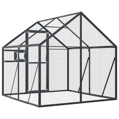 Aviary Anthracite 1.79x2x1.85 m Aluminium
