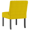 Slipper Chair Yellow Velvet