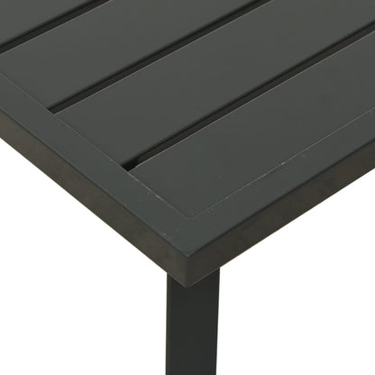 Patio Coffee Table Anthracite 43.3"x21.7"x13.8" Steel