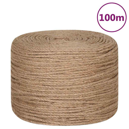 Jute Rope 100 m Long 4 mm Thick