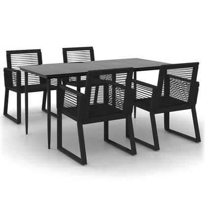 Garden Dining Set | Black