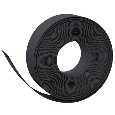 Garden Edging Black 10 m 15 cm Polyethylene