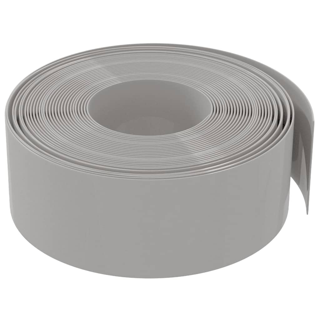 Garden Edging Grey 10 m 20 cm Polyethylene