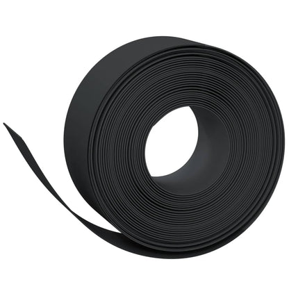 Garden Edging Black 10 m 20 cm Polyethylene