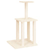 Cat Tree with Sisal Scratching Posts Cream 85.5 cm