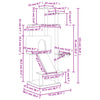 Cat Tree with Sisal Scratching Posts Cream 153 cm