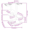 Cat Tree with Scratching Posts Light Grey 82 cm