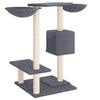 Cat Tree with Scratching Posts Dark Grey 82 cm
