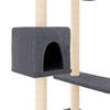 Cat Tree with Scratching Posts Dark Grey 82 cm