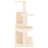 Cat Tree with Sisal Scratching Posts Cream 83 cm