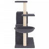 Cat Tree with Sisal Scratching Posts Dark Grey 83 cm