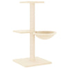 Cat Tree with Sisal Scratching Posts Cream 72 cm