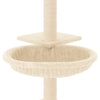 Cat Tree with Sisal Scratching Posts Cream 72 cm