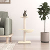 Cat Tree with Sisal Scratching Posts Cream 72 cm