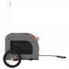 Pet Bike Trailer Red and Grey Oxford Fabric&Iron