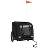 Pet Bike Trailer Black Oxford Fabric and Iron
