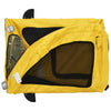 Pet Bike Trailer Yellow Oxford Fabric and Iron